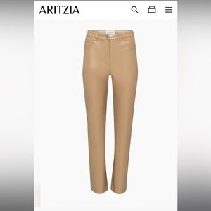 Viral Melina Wilfred Aritzia Leather Pant